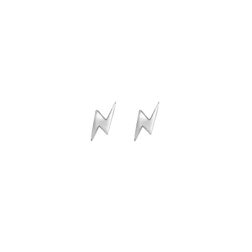 10k Gold Lightning Bolt Mini Stud Earrings