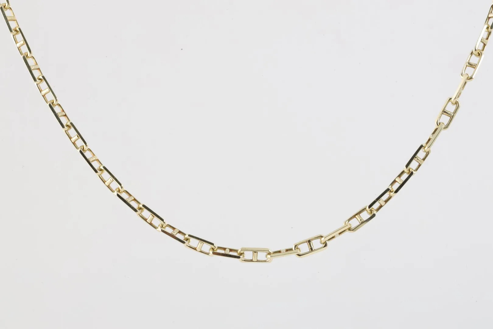 24'' 14k Yellow Gold Link Chain Necklace (14.74g.)