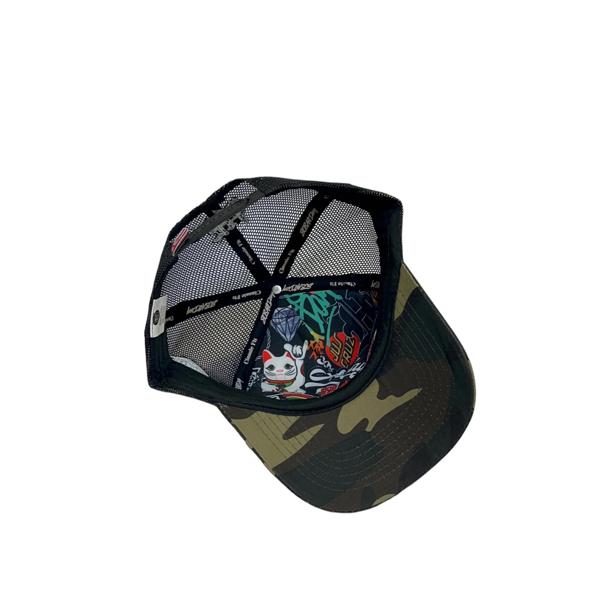 808ALLDAY Camo OE Hawaii Embroidered Trucker