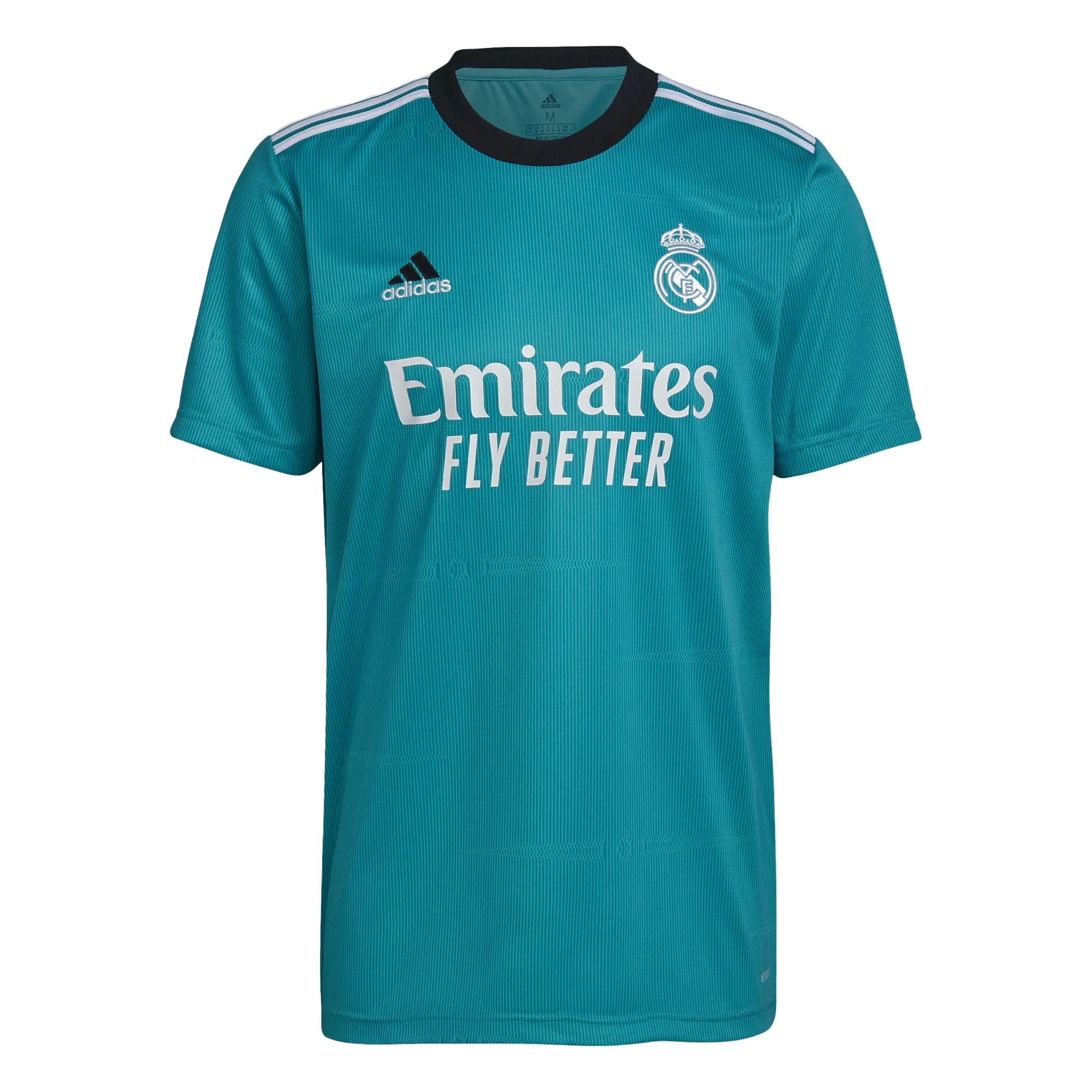 adidas Men's Real Madrid 2021/22 Third Jersey Aqua/White