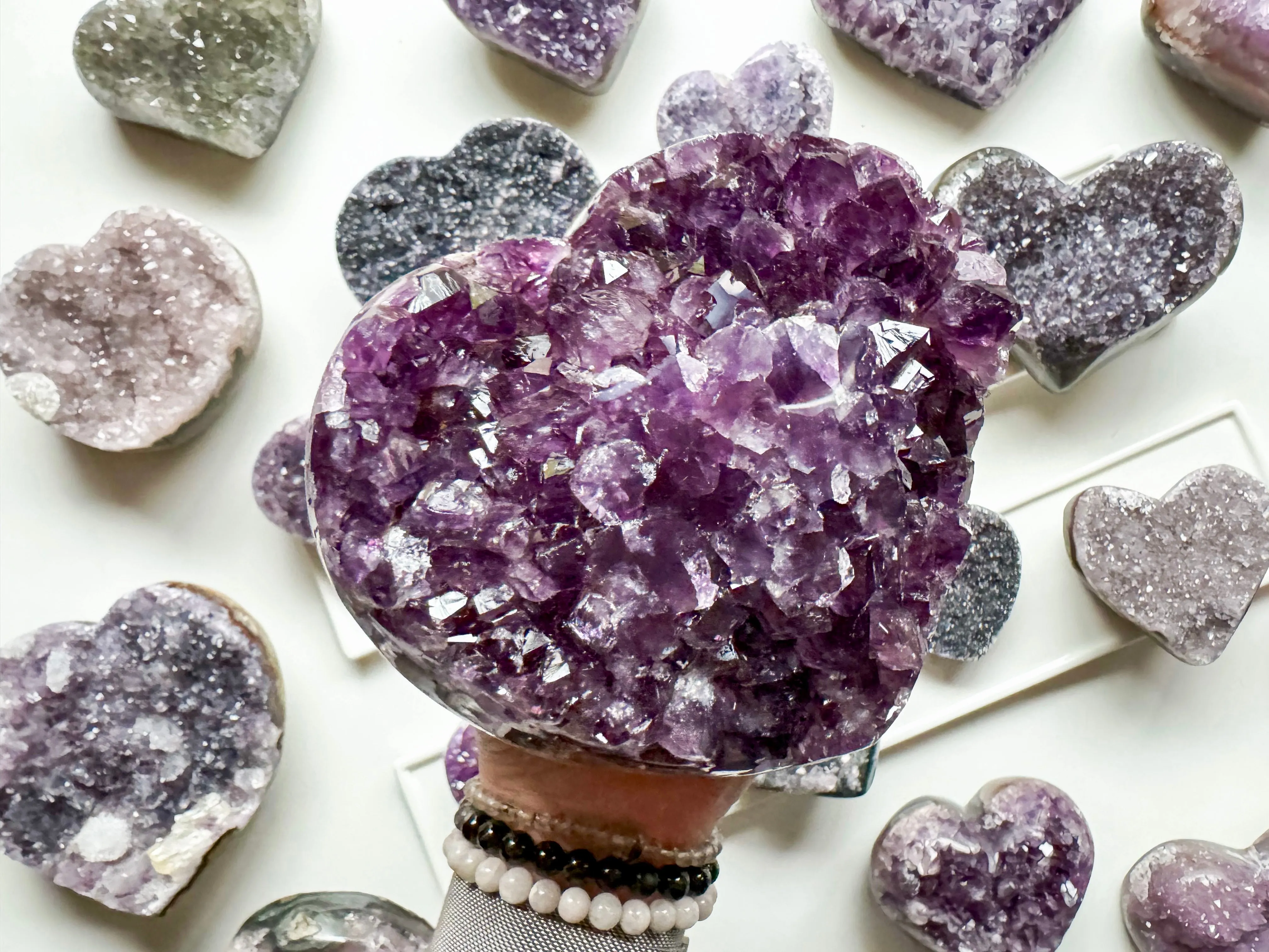 Amethyst Heart Geode || Uruguay