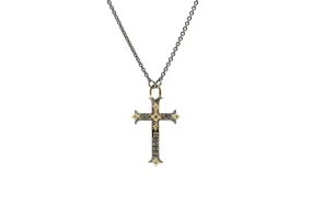 ARMENTA Pave Cross Necklace