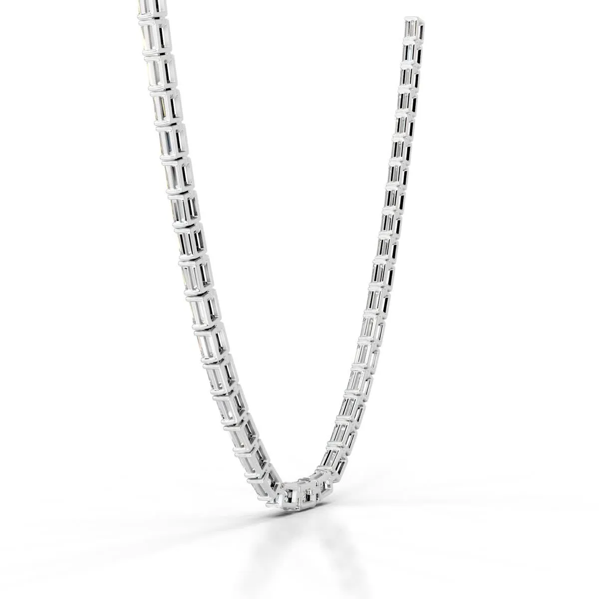 Athena Diamond Tennis Collier   (15 Carat) -14K White Gold