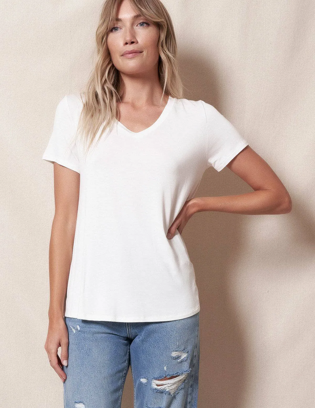 Bamboo V-Neck Tee