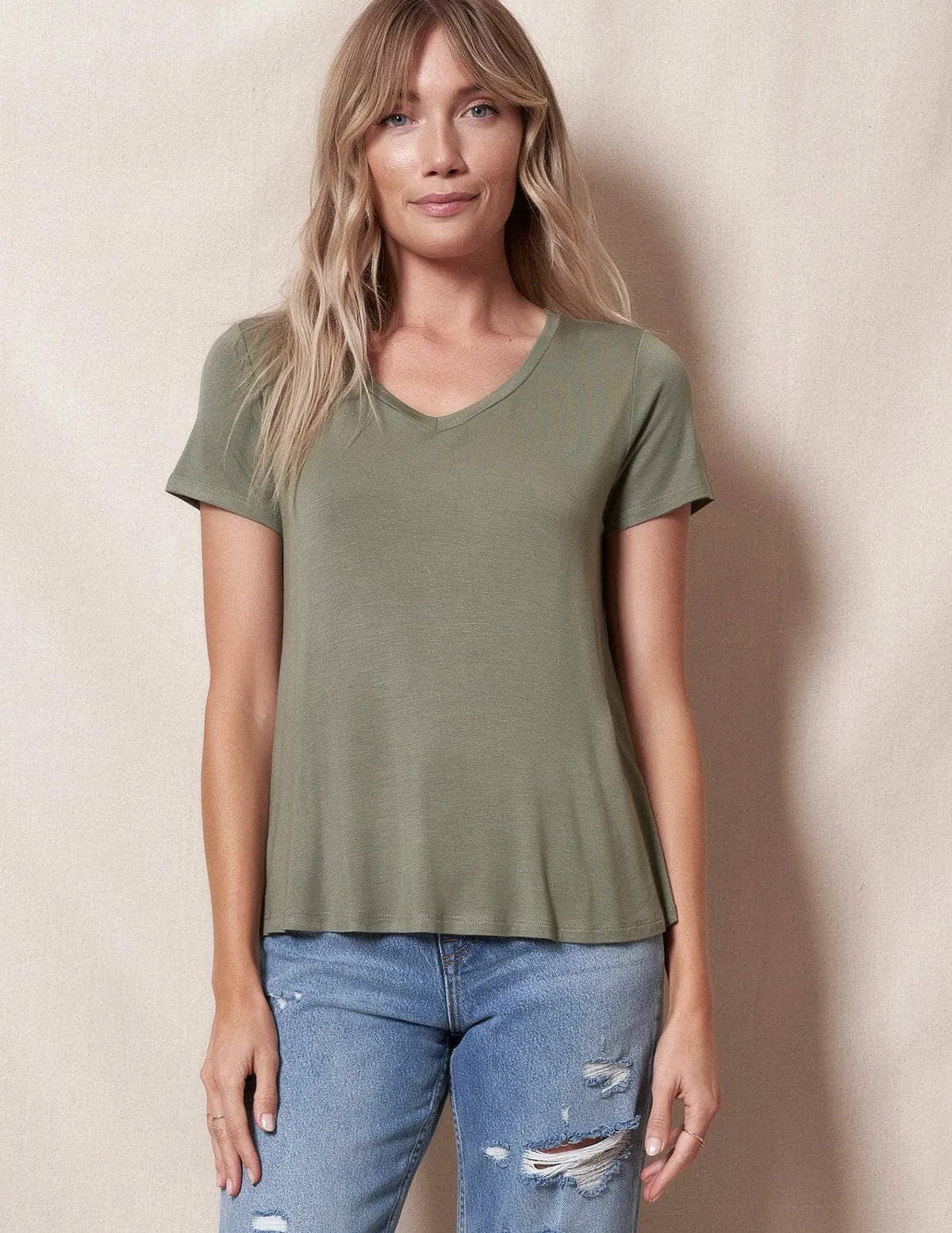 Bamboo V-Neck Tee