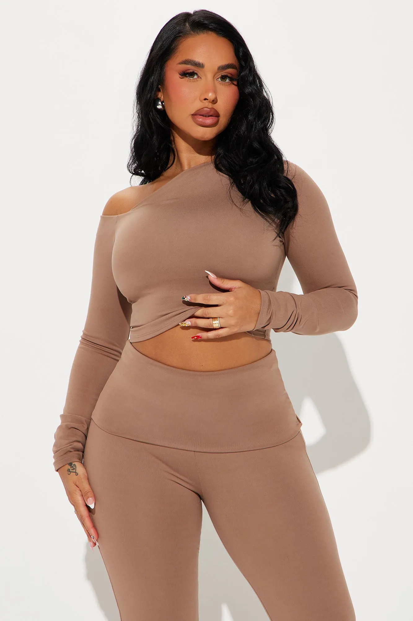 Bri Pant Set - Mocha