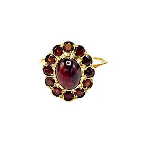 Cabochon Garnet Estate Ring