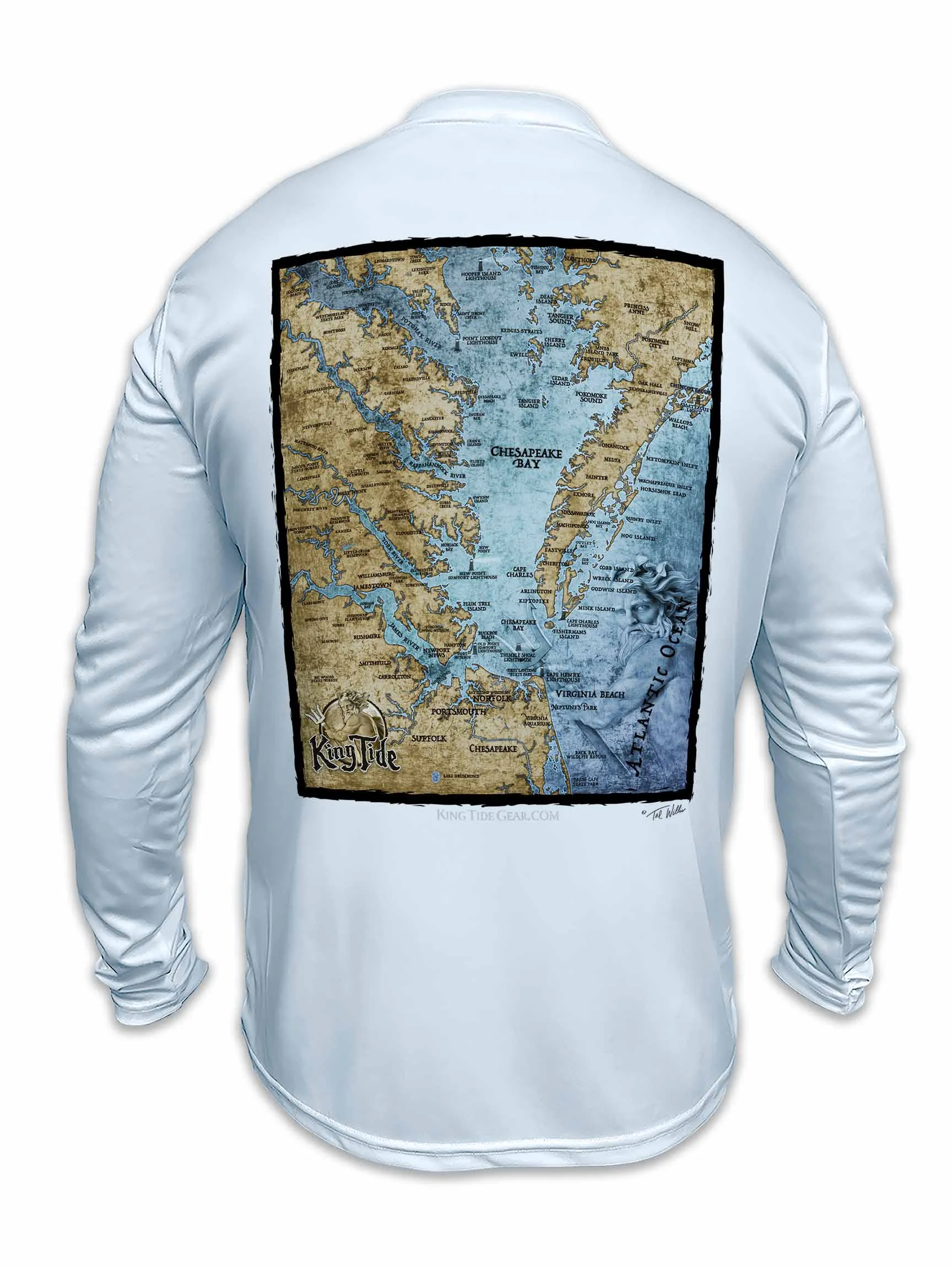 Chesapeake Bay, VA / King Tide Classic Chart Shirt