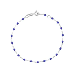 Classic Gigi Bleuet bracelet, White Gold, 6.7"