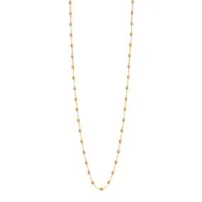 Classic Gigi Nude sautoir, Yellow Gold, 34"