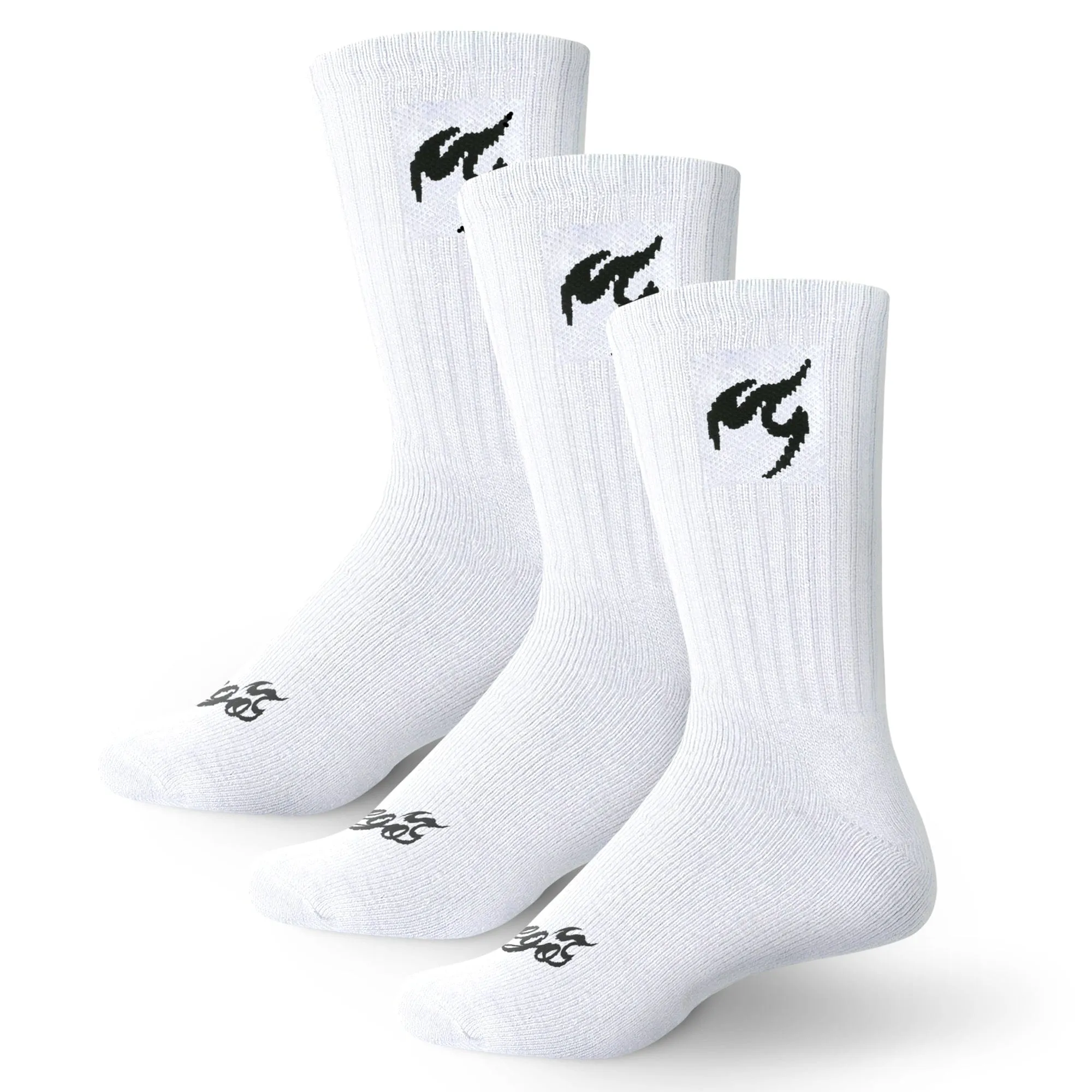 Crew Socks | Black (3-pair)