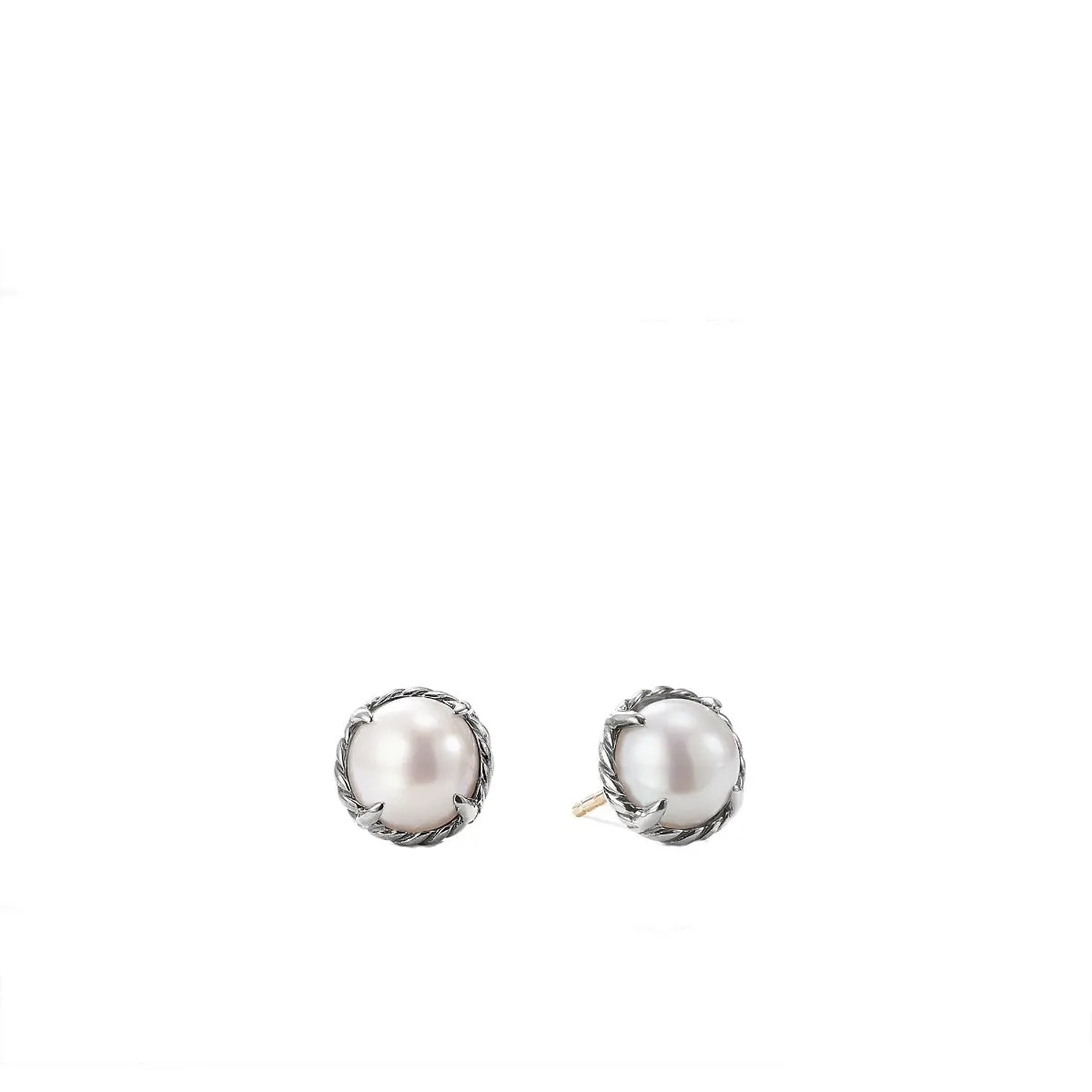 David Yurman Chatelaine Round 8MM Stud Earrings