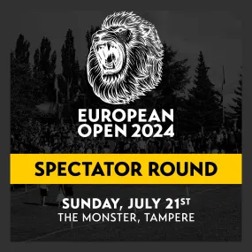 European Open 2024 Spectator Round - Sunday (Tampere)