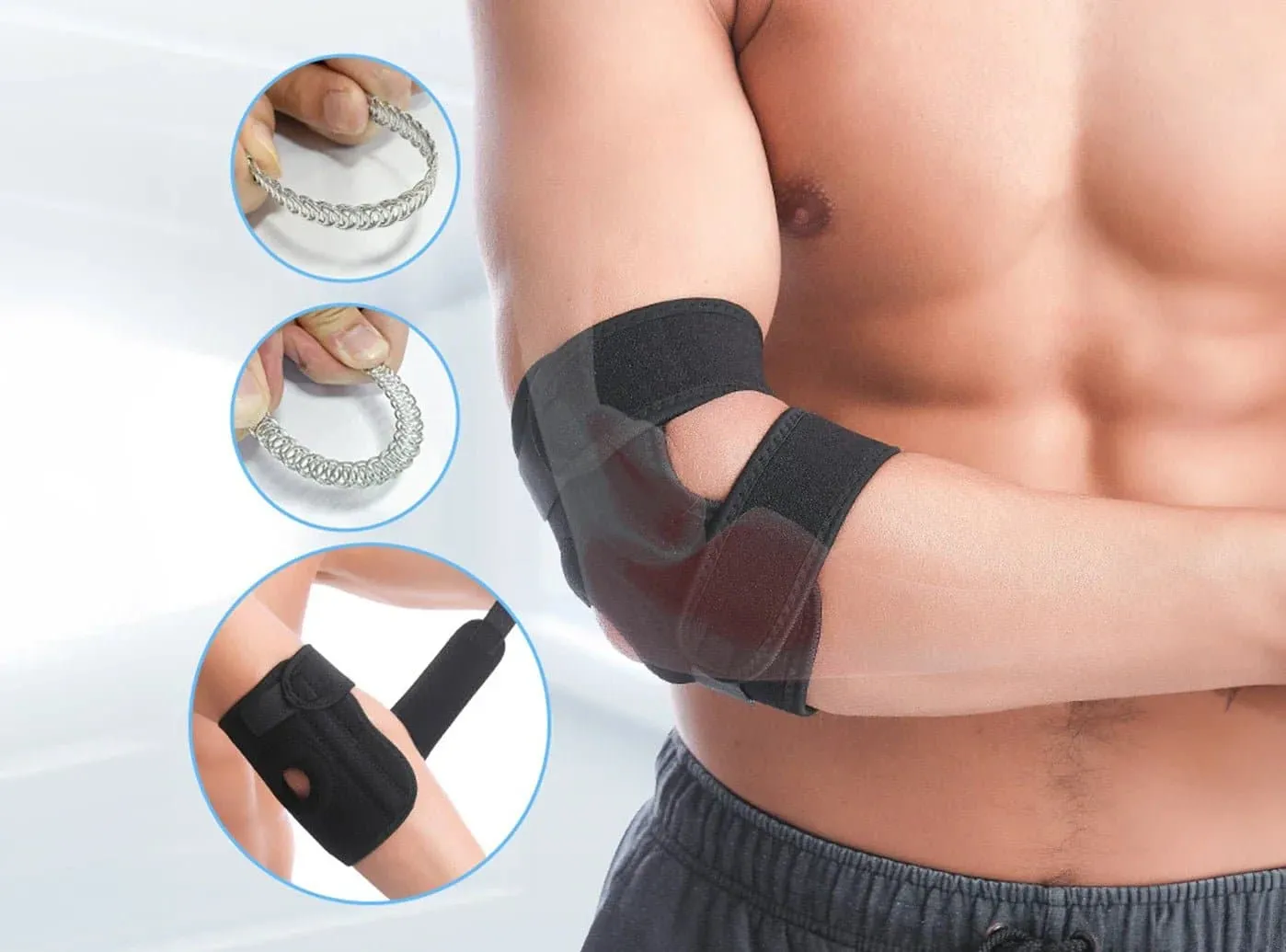 FitVille FlexGuard Elbow Compression Brace