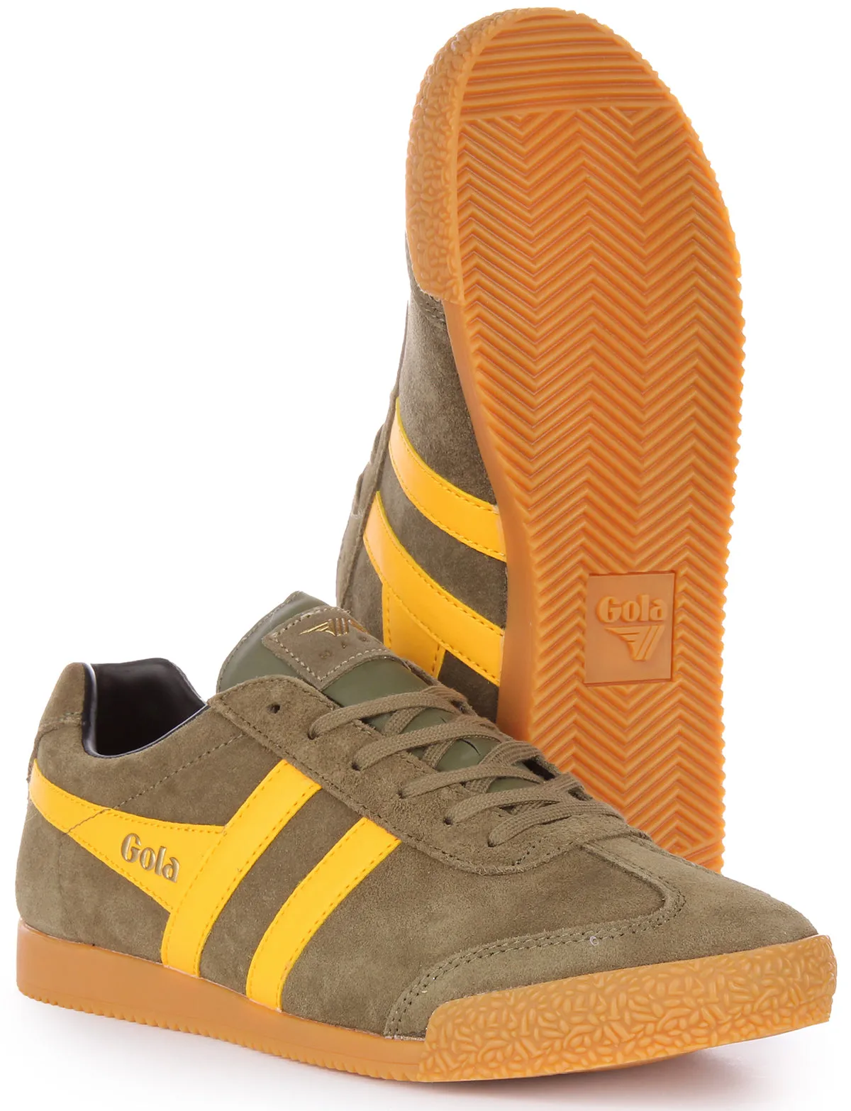 Gola Classics Harrier In Khaki Yellow For Men