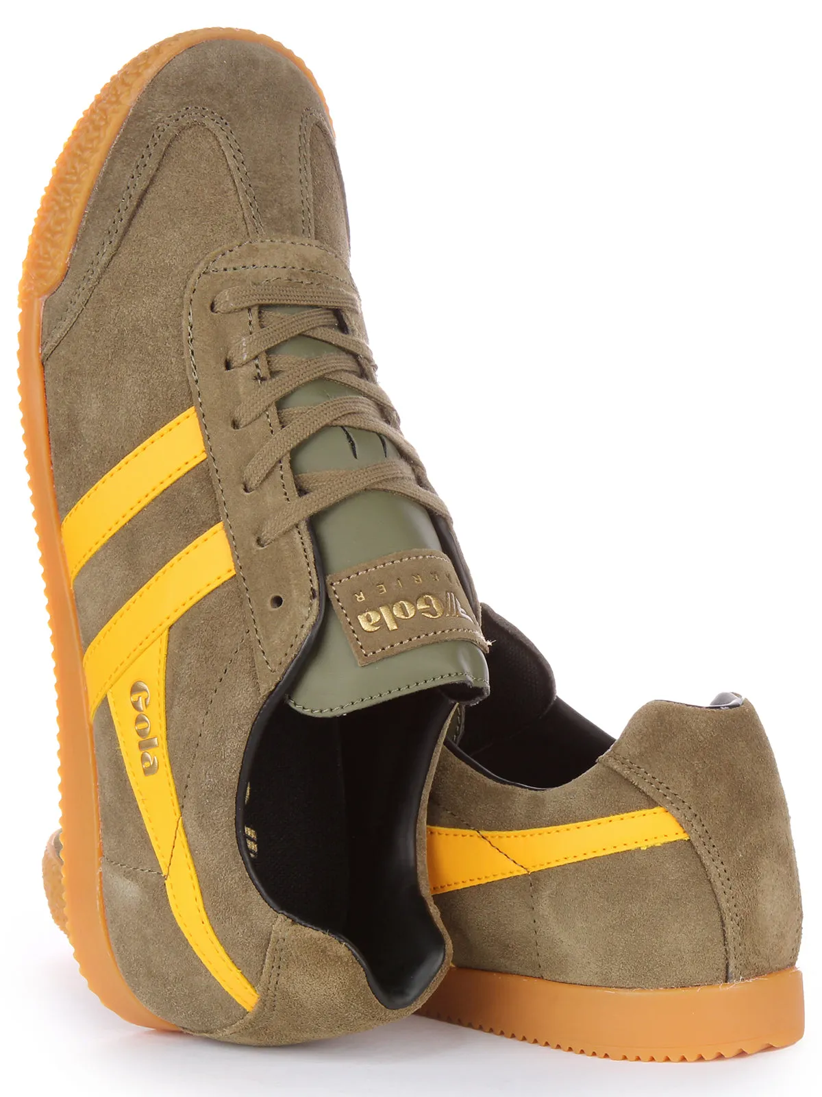 Gola Classics Harrier In Khaki Yellow For Men