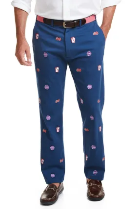 Harbor Pant Nantucket Navy with Vegas Baby