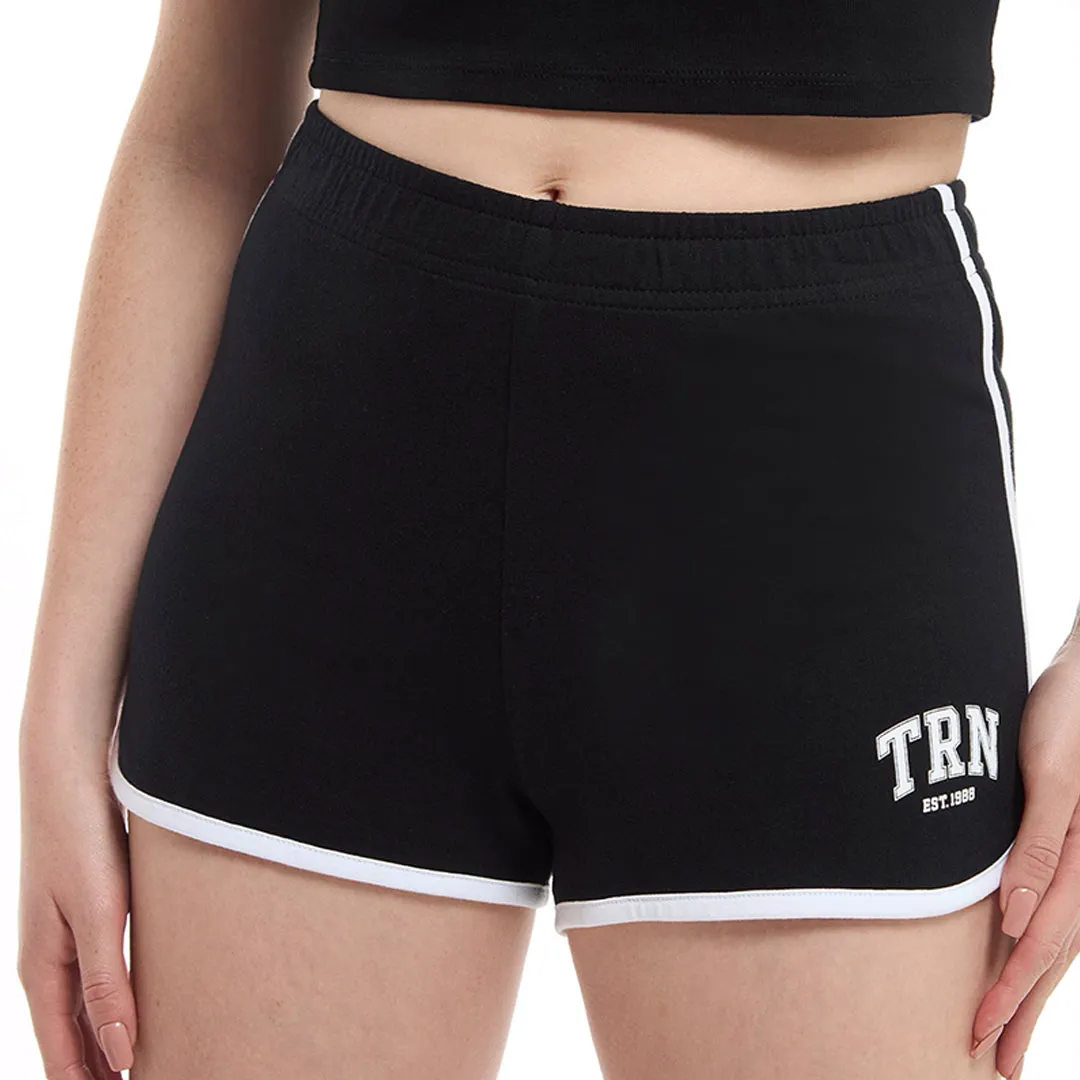 High Waist Fleece Shorts