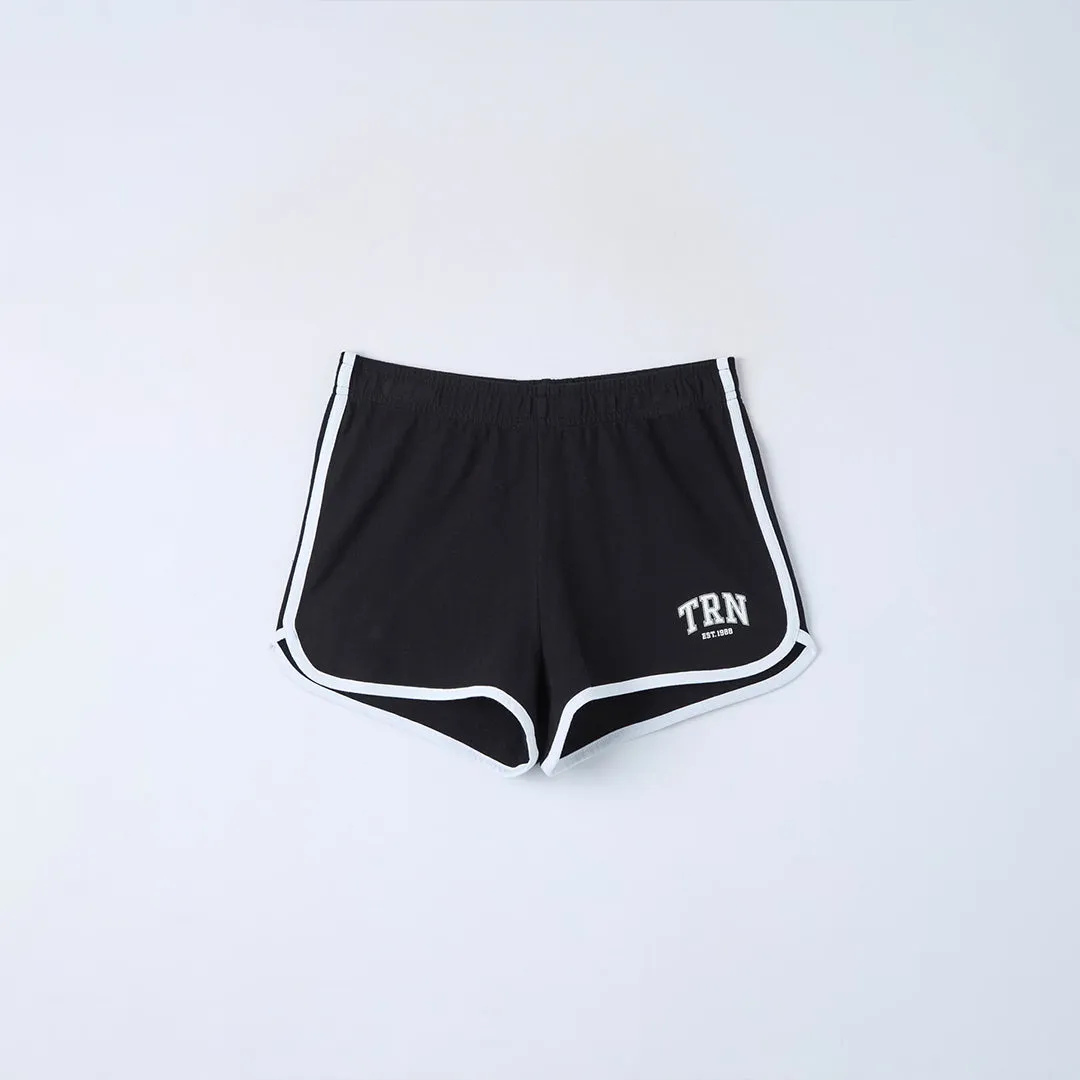 High Waist Fleece Shorts