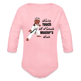 Karate Master Organic Long Sleeve Baby Bodysuit