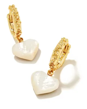 Kendra Scott Penny Heart Huggie Earrings