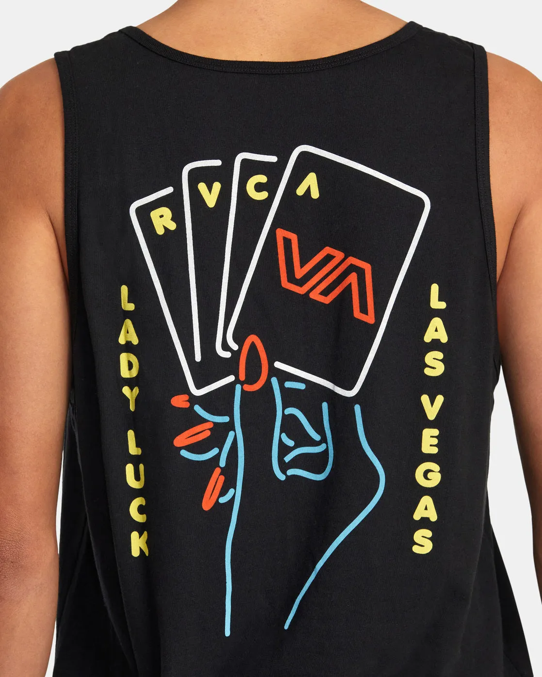 Lady Luck Tank Top - Black