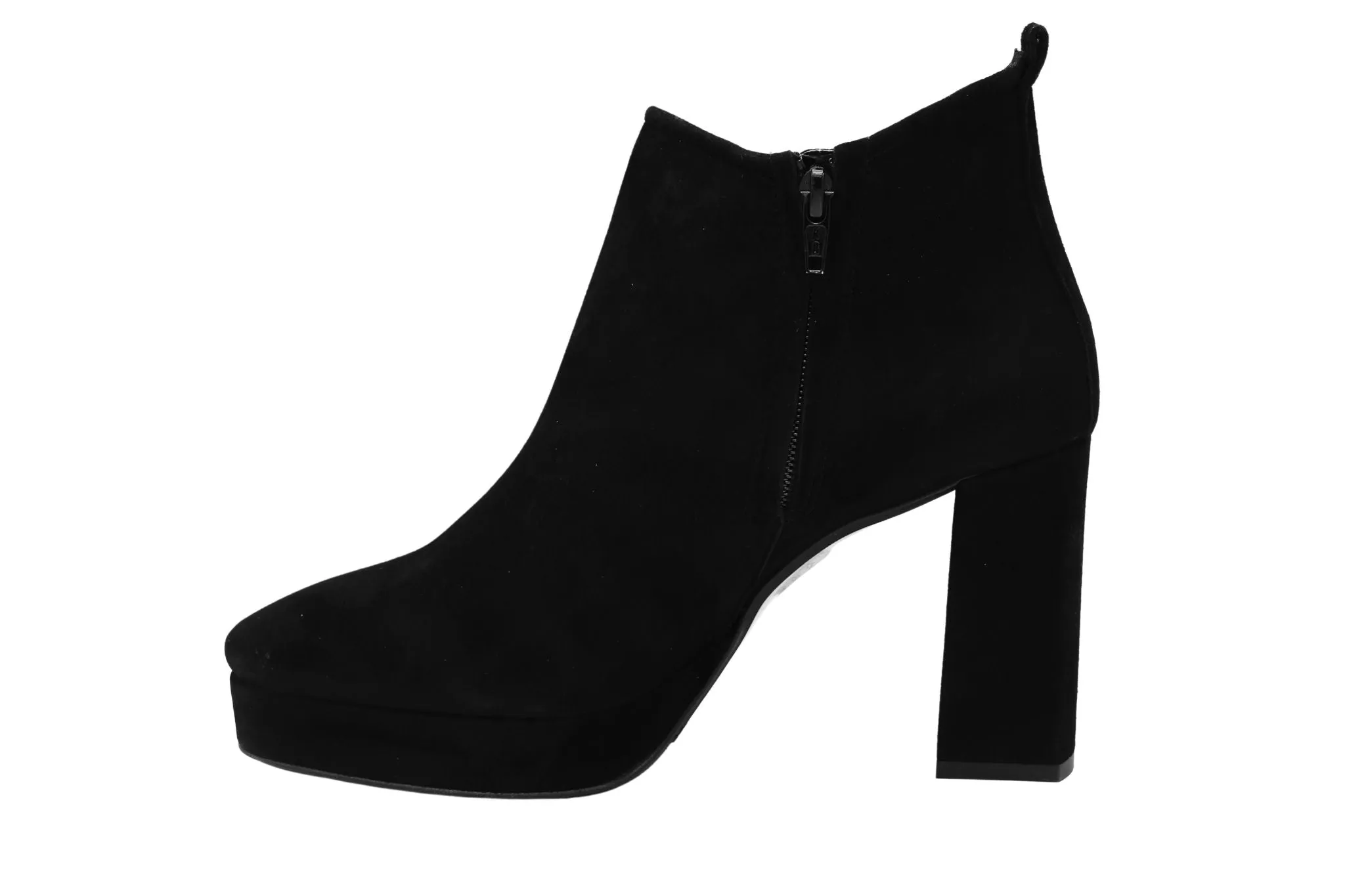 Marian Black Suede Platform Shoeboot