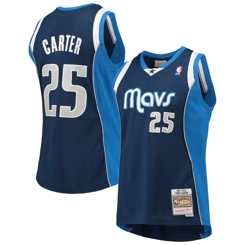 Men's Vince Carter Dallas Mavericks Mitchell & Ness 2011-12 Hardwood Classics Swingman Jersey - Navy