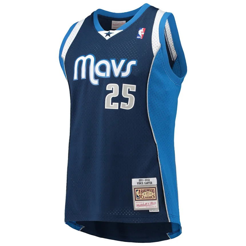 Men's Vince Carter Dallas Mavericks Mitchell & Ness 2011-12 Hardwood Classics Swingman Jersey - Navy