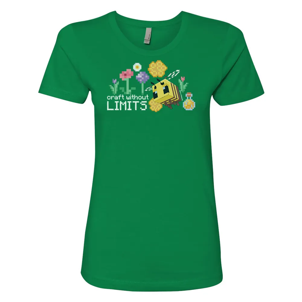 Minecraft Craft Without Limits Women's Short Sleeve T-Shirt