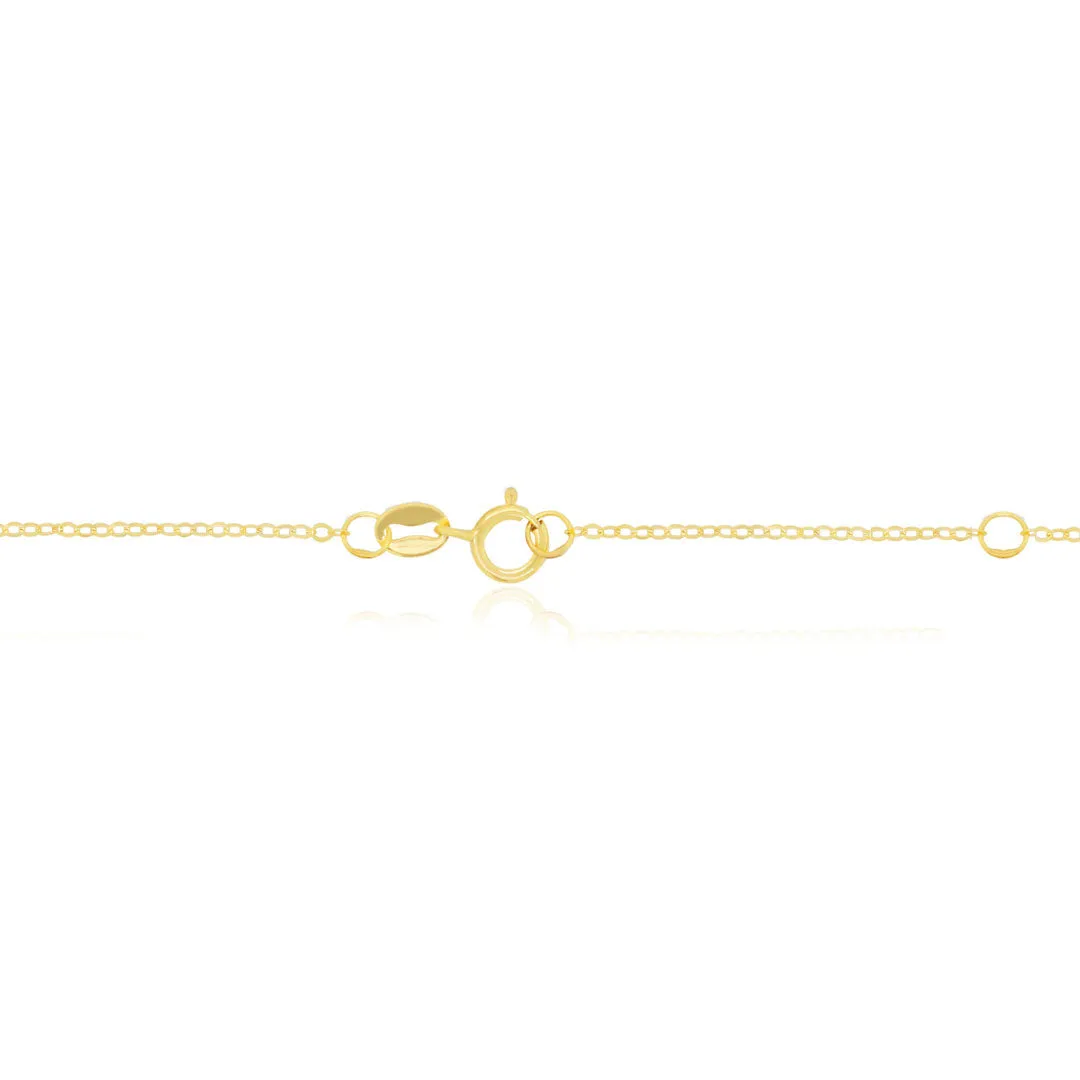 Mother of Pearl and Gold Infinity Necklace