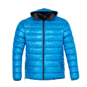 OVERSTOCK - Goose Down Jacket - Large - Azure Blue