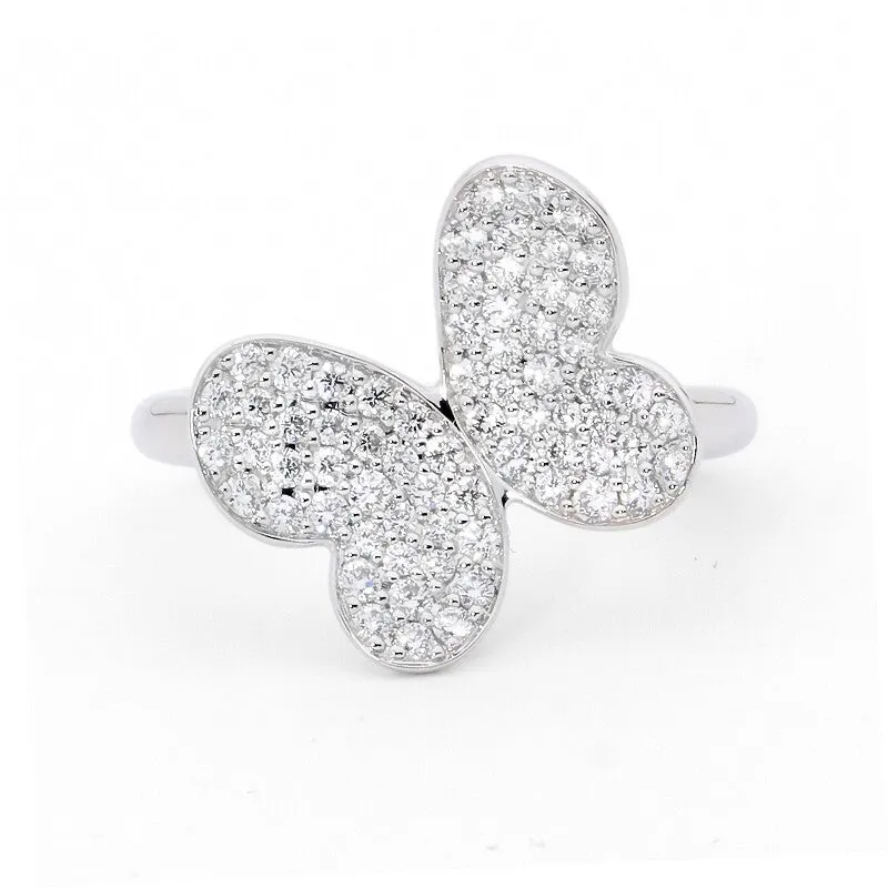 Pave Butterfly Ring