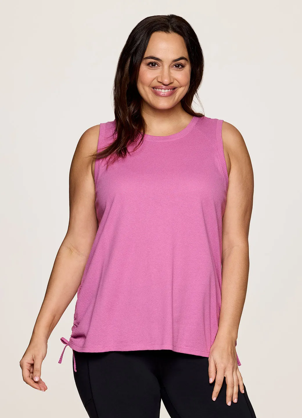 Plus Day Dreamer Ruched Tank