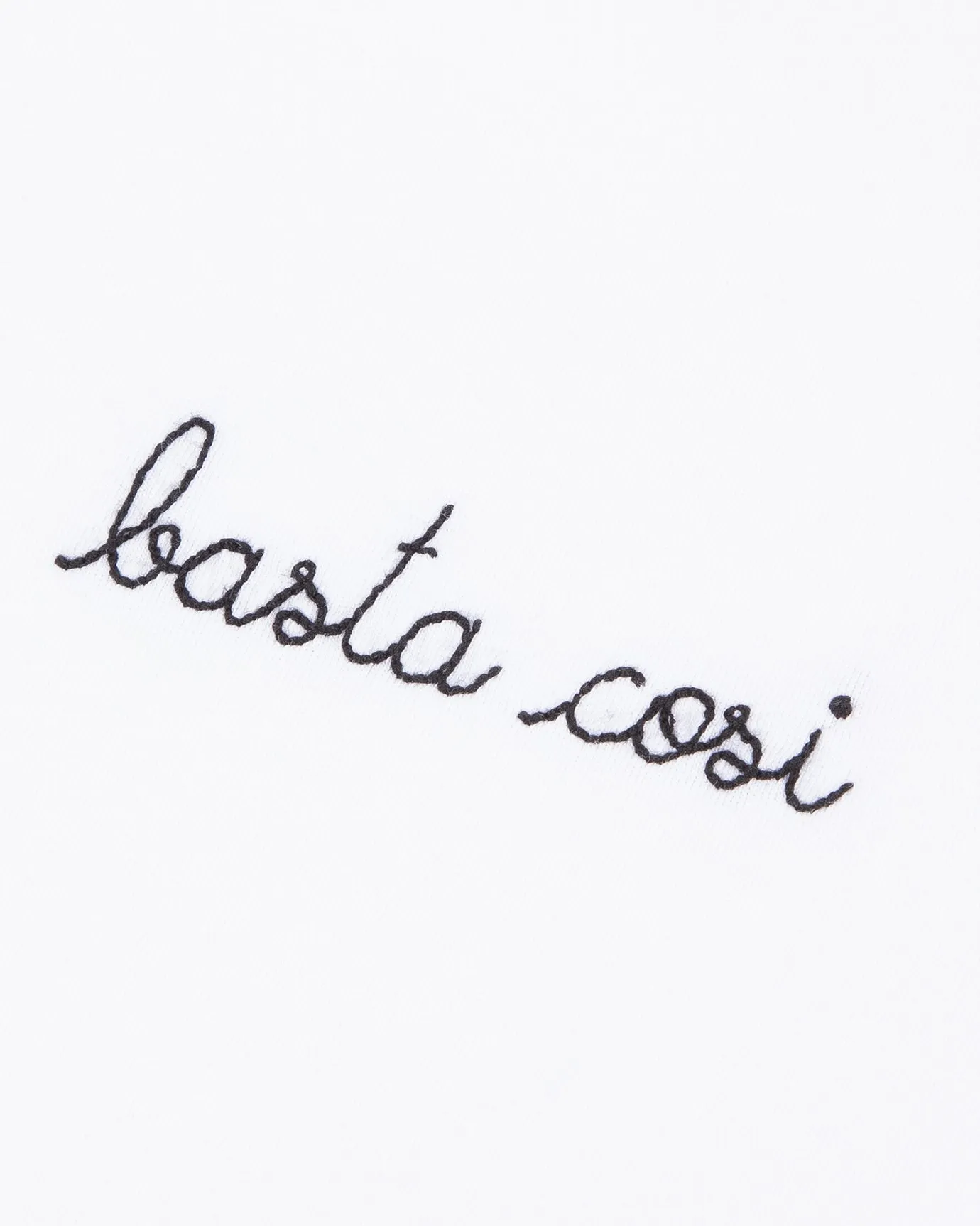 "Basta Cosi" poitou t-shirt