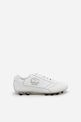 Scarpe da calcio Classic in pelle bianca