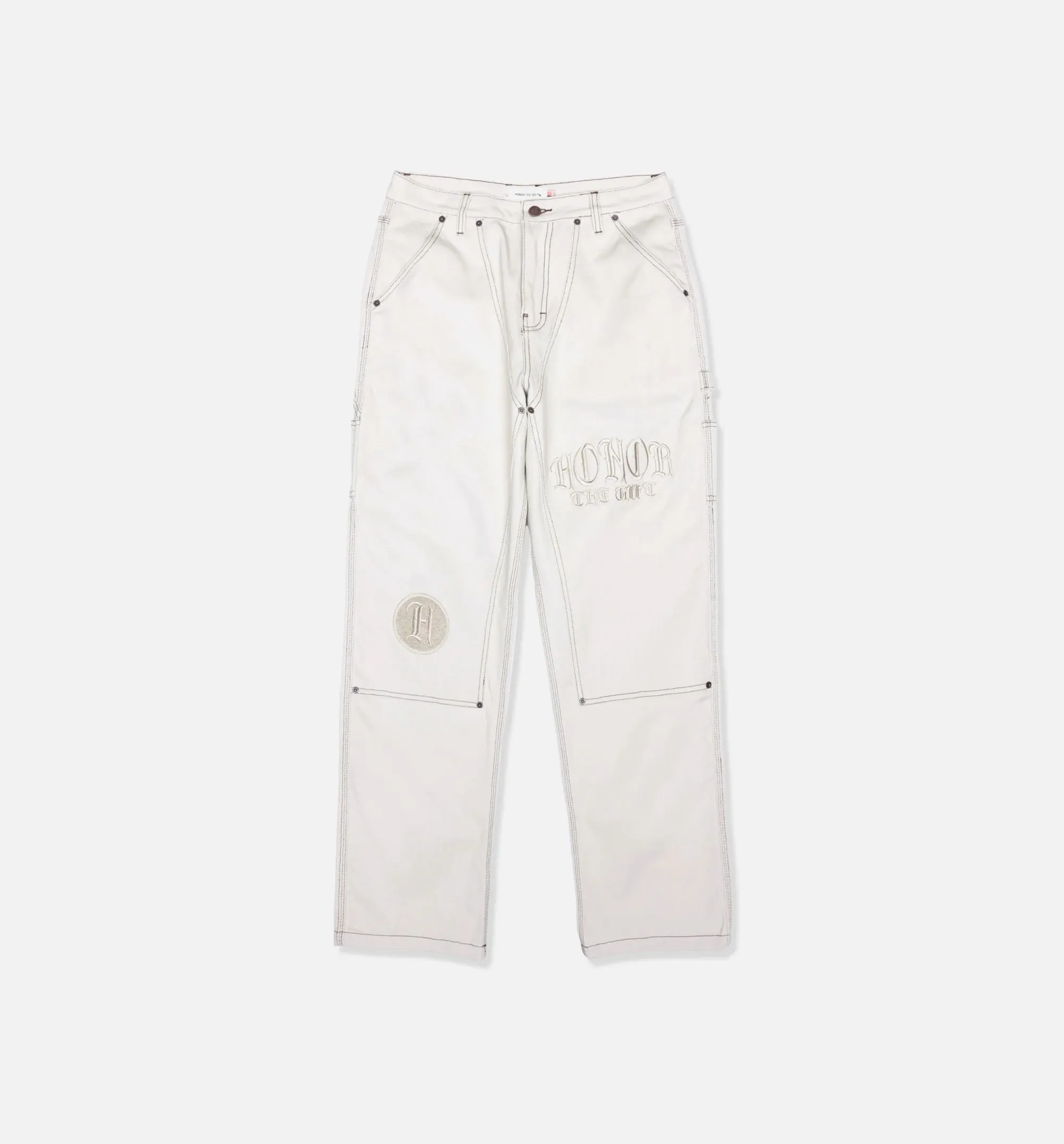 Script Carpenter Mens Pants - Bone