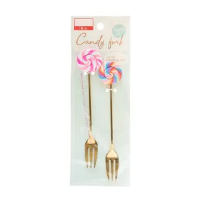 Stainless Steel Candy Fork (2pcs)