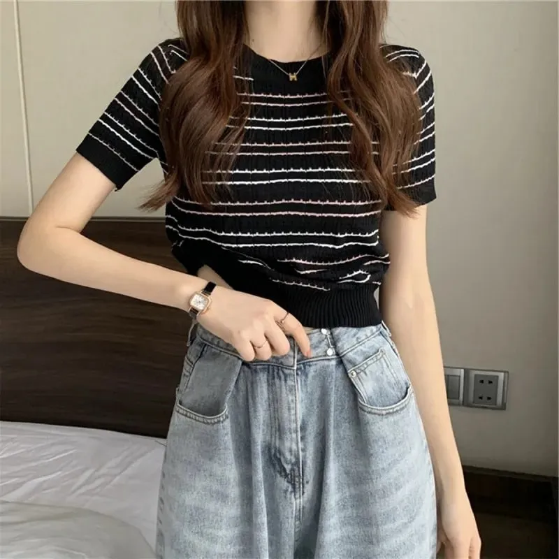 Striped Short Sleeve T-Shirt