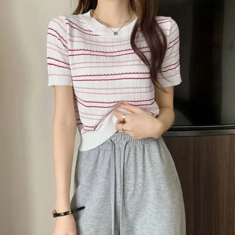 Striped Short Sleeve T-Shirt