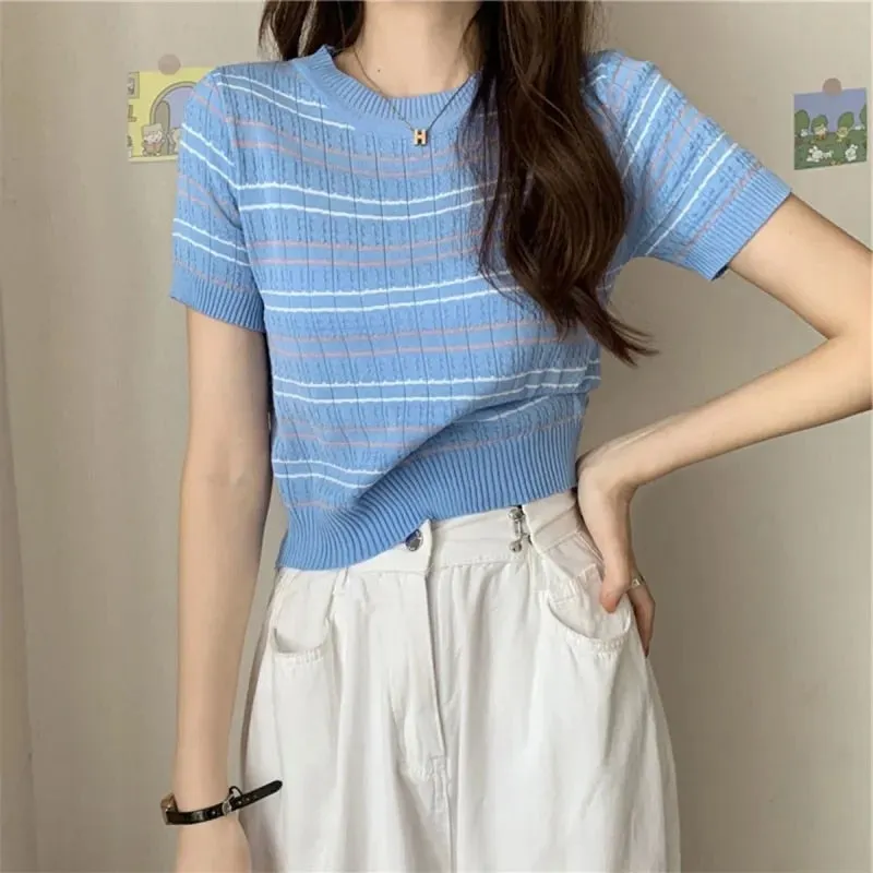 Striped Short Sleeve T-Shirt