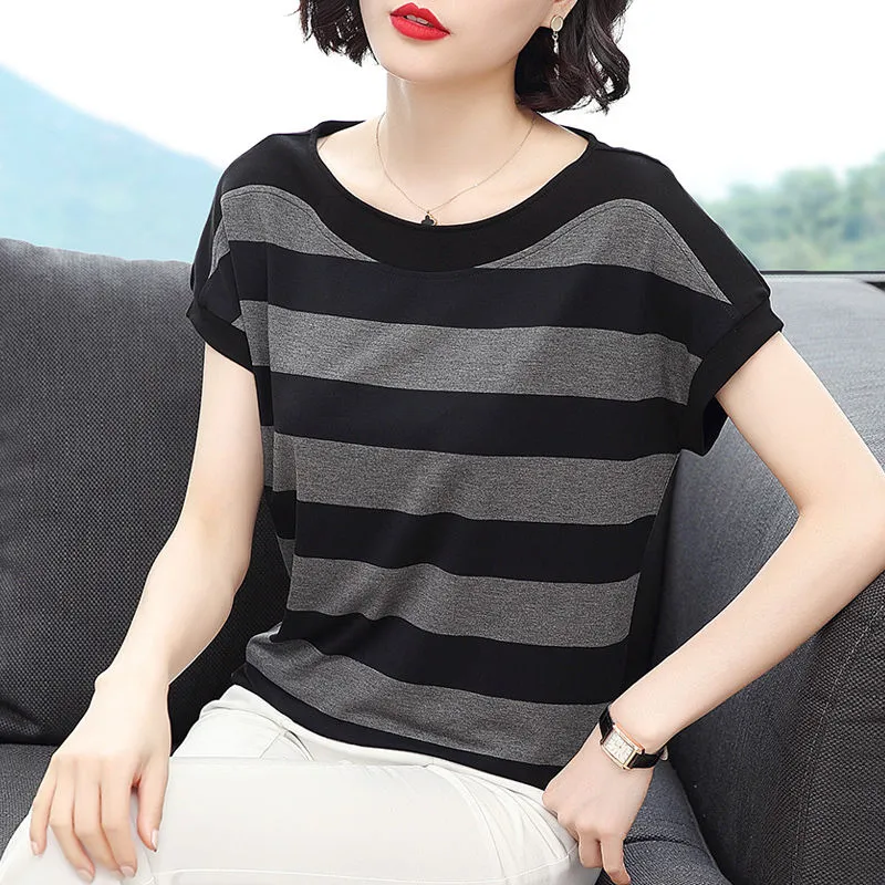 Striped Short-Sleeved T-shirt