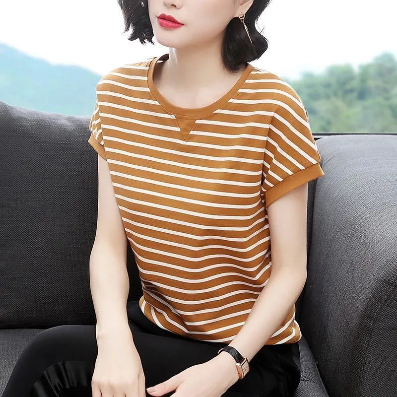 Striped Short-Sleeved T-shirt