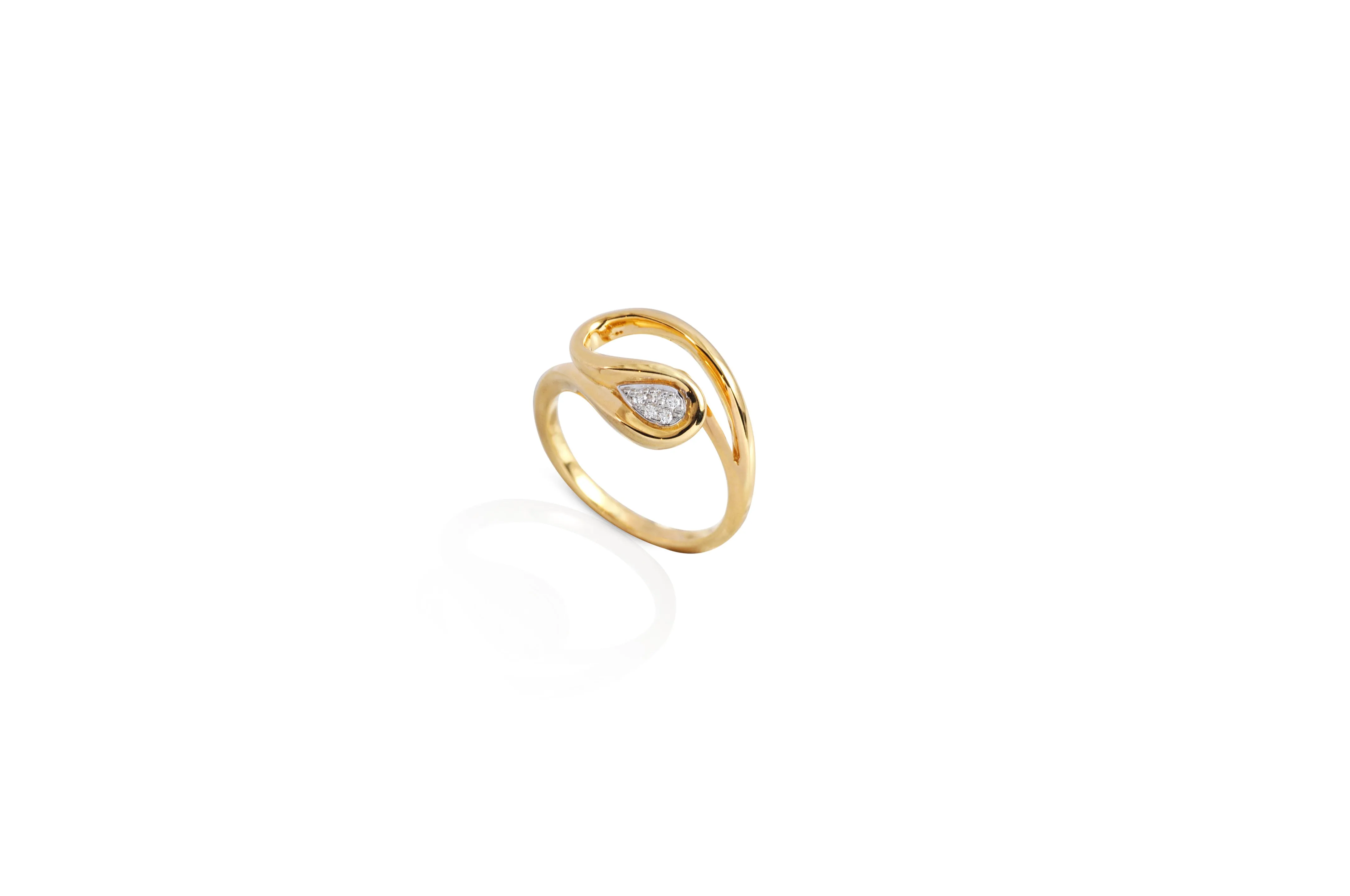 Talay Silhouette Wave Ring (mini I)