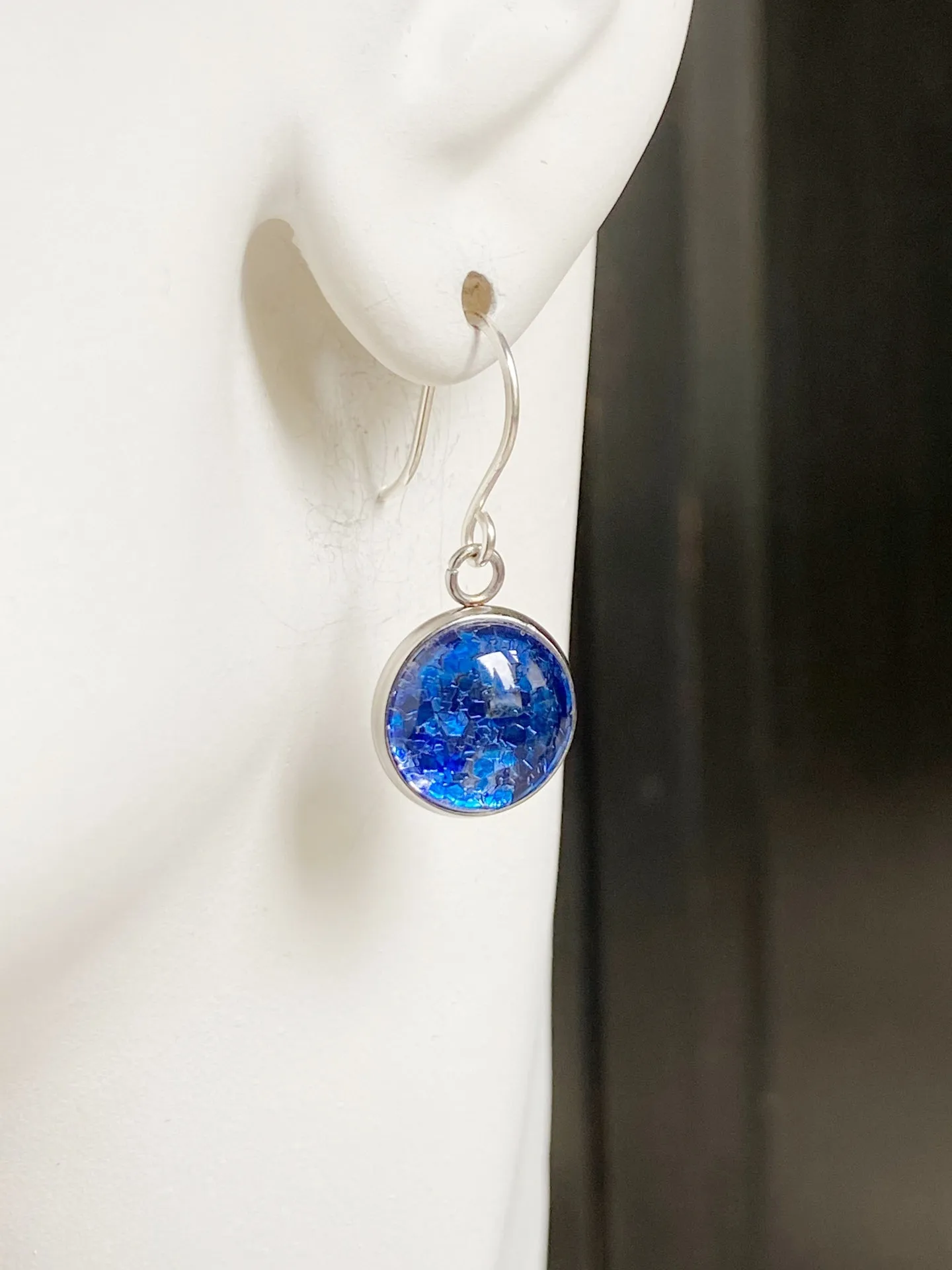 The Blue Drop earrings (gold or silver) - Glitter4Good