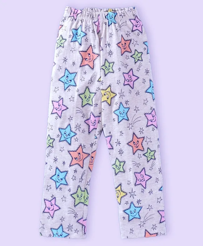 Ventra Girls Ecru Star Nightwear