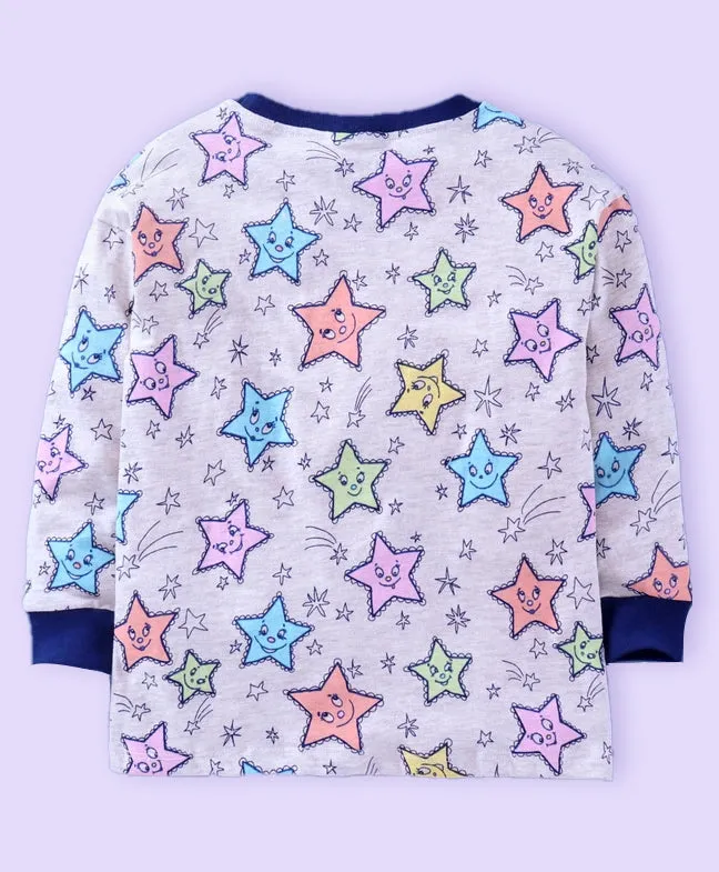 Ventra Girls Ecru Star Nightwear