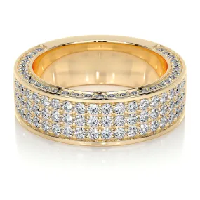 Vera Lab Grown Diamond Wedding Ring   (1.3 Carat) -18K Yellow Gold