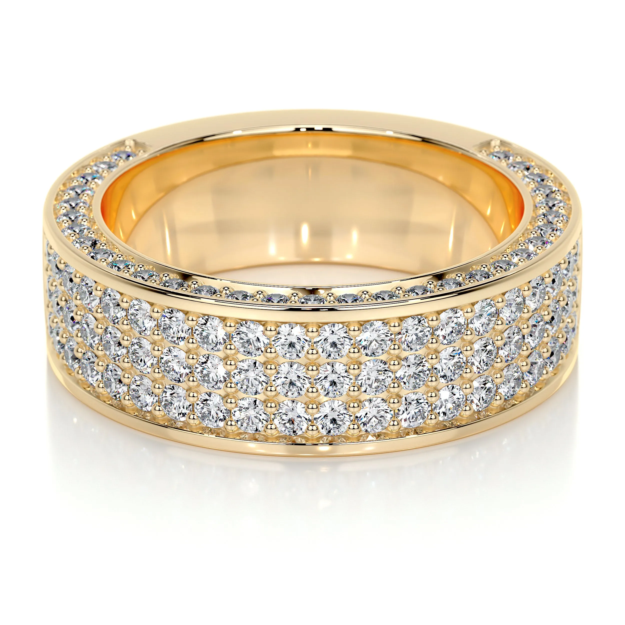 Vera Lab Grown Diamond Wedding Ring   (1.3 Carat) -18K Yellow Gold